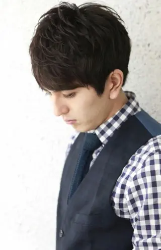 ショート カラー パーマ メンズ ヘアアレンジ かわい ゆうな 髪質改善/縮毛矯正のヘアスタイル