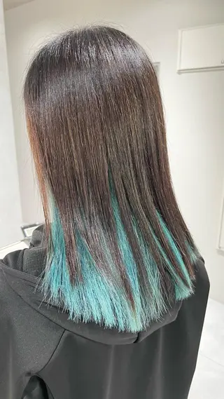 セミロング カラー 髪質改善/レイヤー 兼折楓馬のヘアスタイル