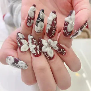 ネイル 韓国風✨髪質改善✨ 縮毛矯正✨松浦知奈美のヘアスタイル