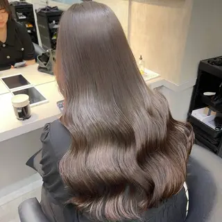 ロング レイヤー、美髪矯正 🌹韓国ヘア芹奈のヘアスタイル