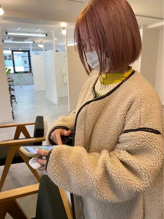 ショート SALT WATER所属・南堀江ハイトーン ×カットMIKU🍒のヘアスタイル