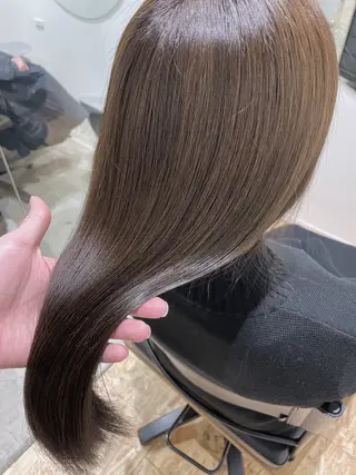 セミロング 髪質改善とカラー特化 ✨Hito.nowaのヘアスタイル