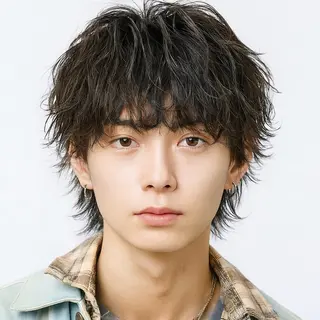 ショート カラー パーマ メンズ SHOUTA/メンズ パーマ/ショートボブのヘアスタイル