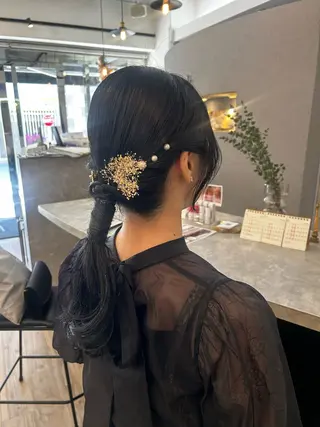 ヘアアレンジ ミナミ🩰デサインカ ラー♡ヘアセットのその他イメージ