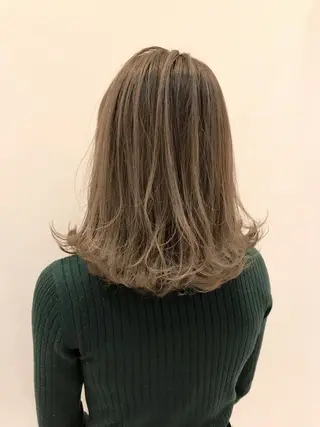 ミディアム カラー シールエクステ⭐️ オオミタクヤのヘアスタイル