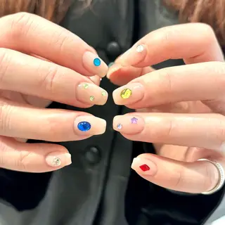 ネイル 0203ムニムサン 💙Honokaのネイルデザイン