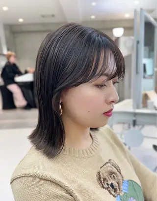 ショート 山崎結菜 🫧透明感カラーのヘアスタイル