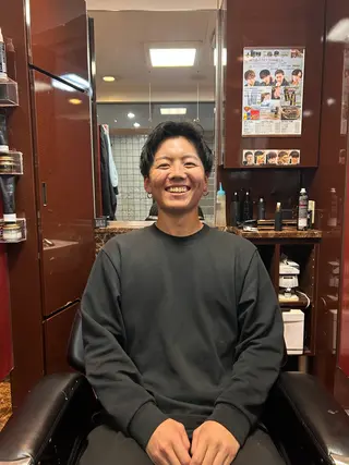 ミディアム メンズ ヒロ銀座ヘアーサロン恵比寿店所属・💈下川 恭平💈のヘアスタイル