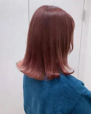 ミディアム カラー FRAME+spa&hair roomなんば駅前店所属・🌸MAYU🌸 ハイトーン➕レイヤーのヘアスタイル