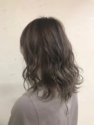 ミディアム カラー パーマ ヘアアレンジ メンズ キッズ ネイル マツエク・マツパ 🎨カラー満足度 500%💫ヅル💫のヘアスタイル