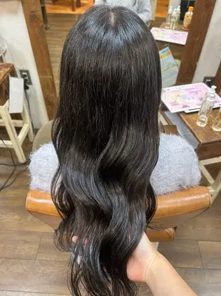 ロング カラー 徳 永のヘアスタイル