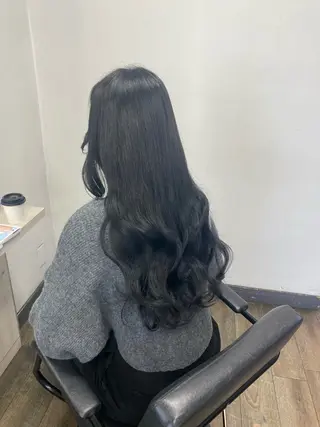 ロング カラー MIREI /韓国風 /大阪美容室のヘアスタイル