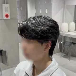 メンズ 曲がる縮毛/カルマパ ーマ/池袋/横村大全のヘアスタイル