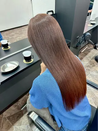 ロング カラー HAIRSMILE COEUR所属・aoi .のヘアスタイル