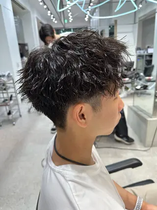 パーマ メンズ 当日予約⭕️ fifth渋谷太田のヘアスタイル