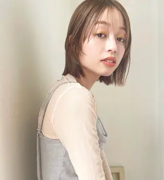 ショート 暖色カラー/似合わせ カット/名古屋/辻のヘアスタイル