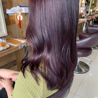 ロング カラー Ancheri by flammeum戸塚店所属・ひな/ボブカット/ ブリーチなしWカラーのヘアスタイル