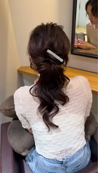 ヘアアレンジ 透明感ある艶カラー / KAKOのヘアスタイル