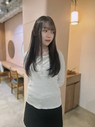 ロング カラー ヘアアレンジ 🎀suzuna 透明感colorのヘアスタイル