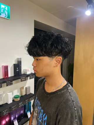 パーマ メンズ fifth神宮前 HIN★T★のヘアスタイル