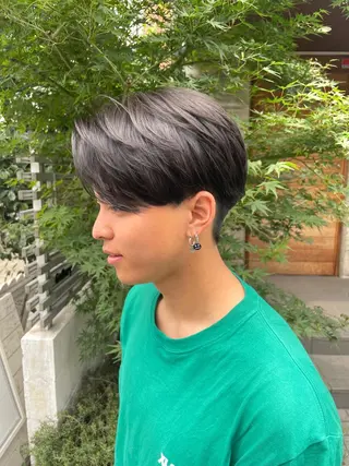 ショート メンズ 顔周りカット× 髪質改善【リョウ】のヘアスタイル