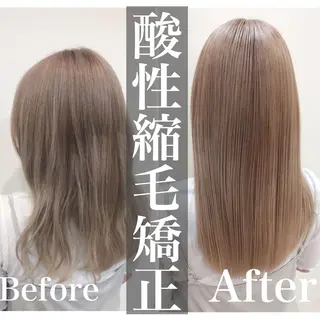 ミディアム パーマ 須賀 一美のヘアスタイル