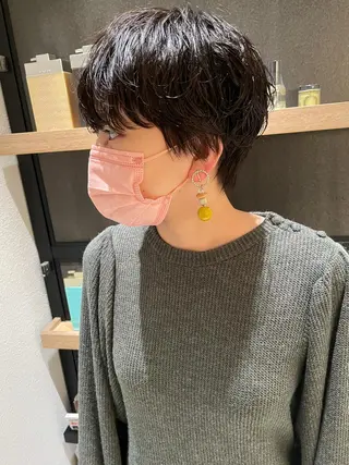 ミディアム 【ショート、艶髪】 新海龍哉のヘアスタイル