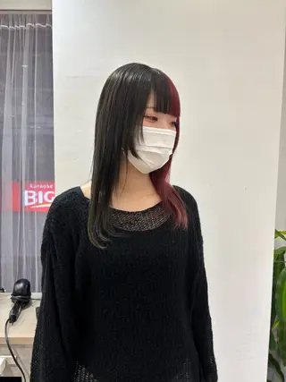 セミロング カラー Natural志木店所属・後藤 舞衣のヘアスタイル