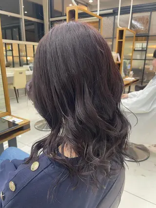 カラー 透明感/暖色カラー /ヘアアレンジ/ななのヘアスタイル