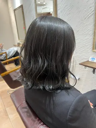 ミディアム カラー 🥀韓国ヘア🥀 宮津真菜のヘアスタイル