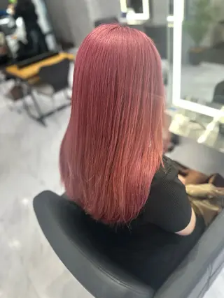 ロング CS made by SHACHU栄店所属・透明感/ブリーチ縮毛 /髪質改善/星野純一のヘアスタイル