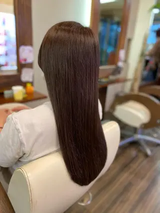 ロング カラー ヘアアレンジ 加藤 瑠美のヘアスタイル