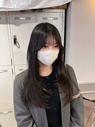 ロング カラー 🤍レイヤーカット/ ベージュヘア🤍のヘアスタイル