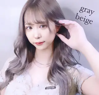 ロング カラー ブリーチなし透明感カ ラー×韓国ヘア♡ヒデのヘアスタイル