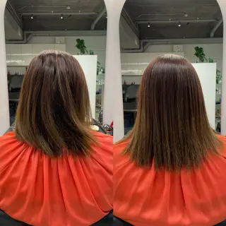 セミロング an🦋ショートボブ 【東日本橋】のヘアスタイル