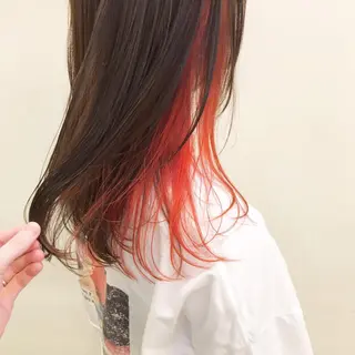 ロング カラー ヘアアレンジ 〽️magico/ ウルフDaiki〽️のヘアスタイル