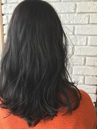 セミロング カラー 日比 貴大/ minim hairのヘアスタイル