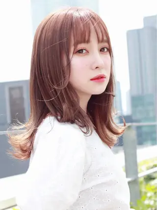 ミディアム カラー ヘアアレンジ トレンド眉🫧🪄 kumiの眉毛・アイブロウイメージ