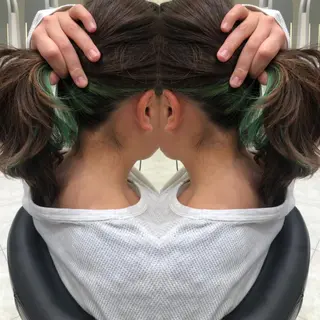 ロング 岸 保奈美のヘアスタイル