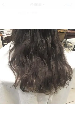 セミロング ロング カラー 透明感・艶カラー/ 坂田友梨奈のヘアスタイル