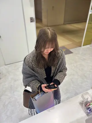 ロング カラー 大人っぽベージュ🤍 当日予約◎ヒロトのヘアスタイル