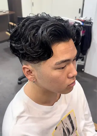パーマ メンズ 年間2000名担当◎ パーマ職人/仲原佑樹のヘアスタイル