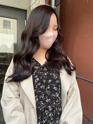 ロング カラー 京都美容師 塩のヘアスタイル