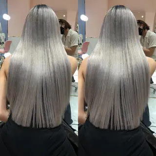 ロング カラー 色気グレージュ 🤍kosuke🤍のヘアスタイル