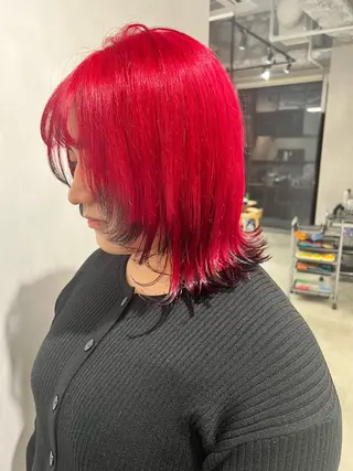 カラー カラースペシャリスト ・齊藤 羽瑠輝のヘアスタイル