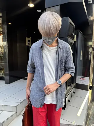 ショート メンズ RoL by apollo所属・横浜ブリーチムラ直し 特化美容師/海崎剛史のヘアスタイル