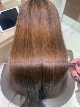 カラー miyu🫧🎀艶々 カラー・縮毛矯正🩰のヘアスタイル