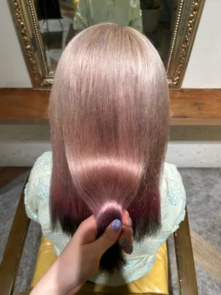セミロング 🍞松本 彩那🍞 暖色🌸のヘアスタイル