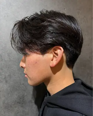 メンズ kalm所属・✵TAKUMI/ 横浜/センターパートのヘアスタイル