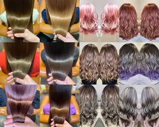 カラー 髪質改善×矯正🫧 韓国ヘアasamiのヘアスタイル